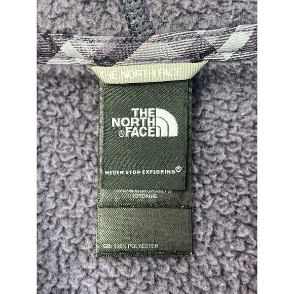 The North Face Knit Fleece Jacket Womens Lavender S Zip Front Pockets CorpCore - Picture 10 of 13